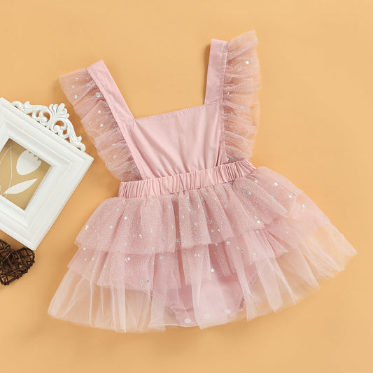 Body Infantil Vestido Tules